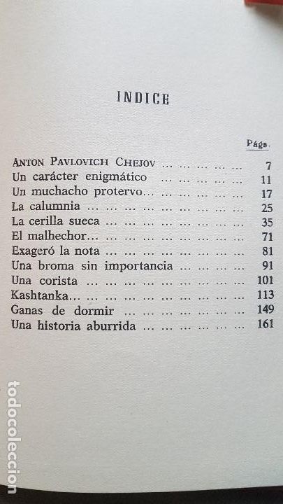 Libros: CUENTOS - ANTON P. CHEJOV - 1959 - Foto 5