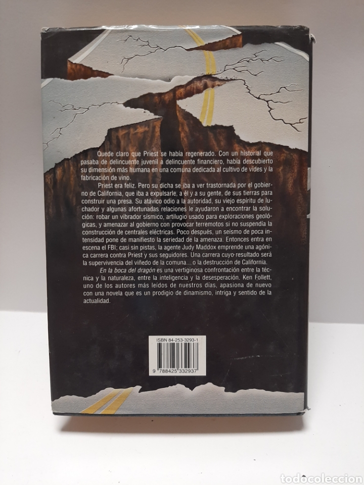 Libros: LB399 en la boca del drag&oacute;n Ken Follett - Libros SEGUNDAMANO - Foto 2