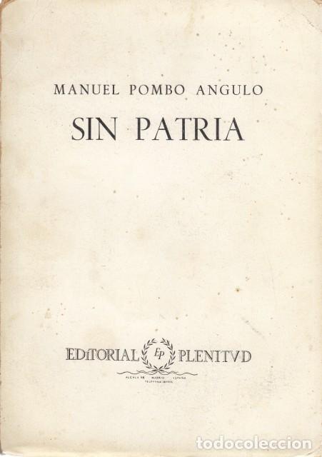 Libros: SIN PATRIA - Pombo Angulo, Manuel - Foto 1