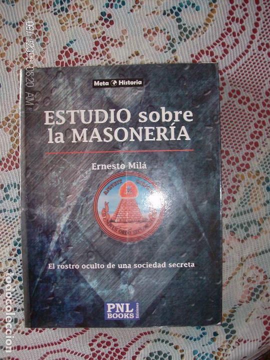 Libros: Estudio sobre la masoner&iacute;a. Ernesto Mil&aacute;. - Foto 1