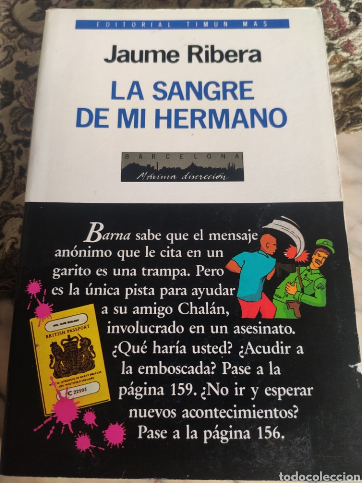 Libros: La Sangre de mi Hermano. Jaume Ribera - Foto 1