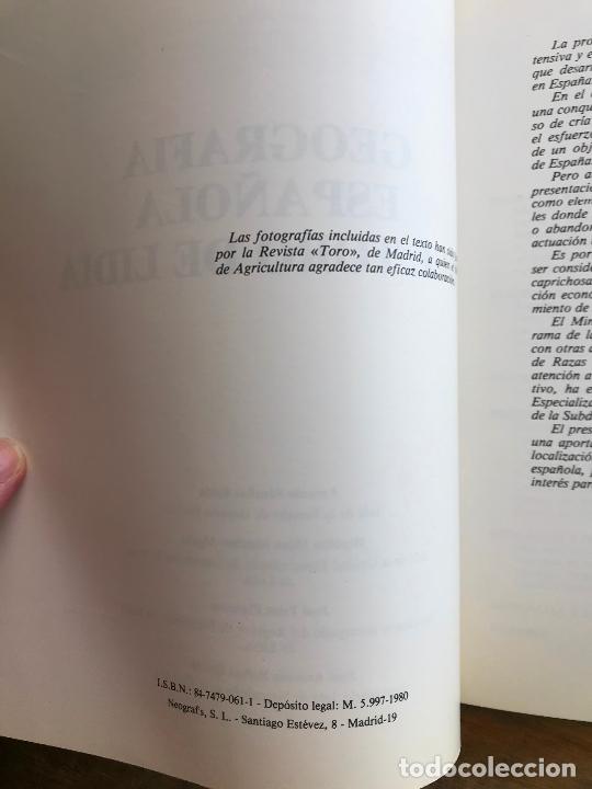 Libros: GEOGRAF&Iacute;A ESPA&Ntilde;OLA DEL TORO DE LIDIA. - Foto 3