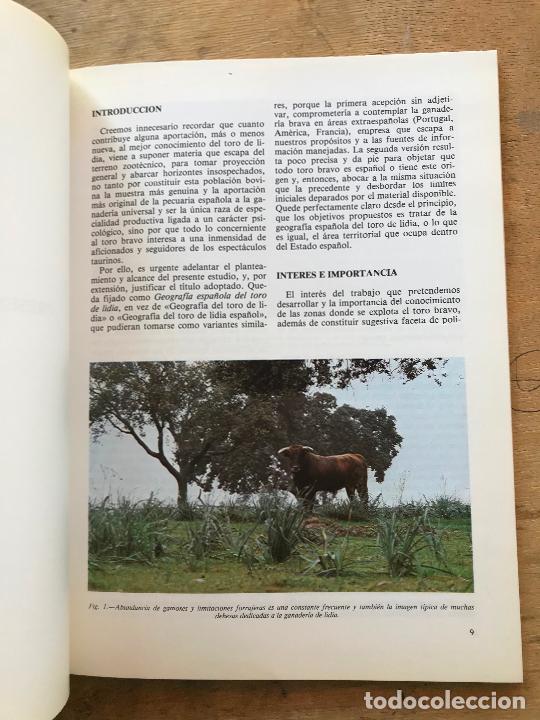 Libros: GEOGRAF&Iacute;A ESPA&Ntilde;OLA DEL TORO DE LIDIA. - Foto 6