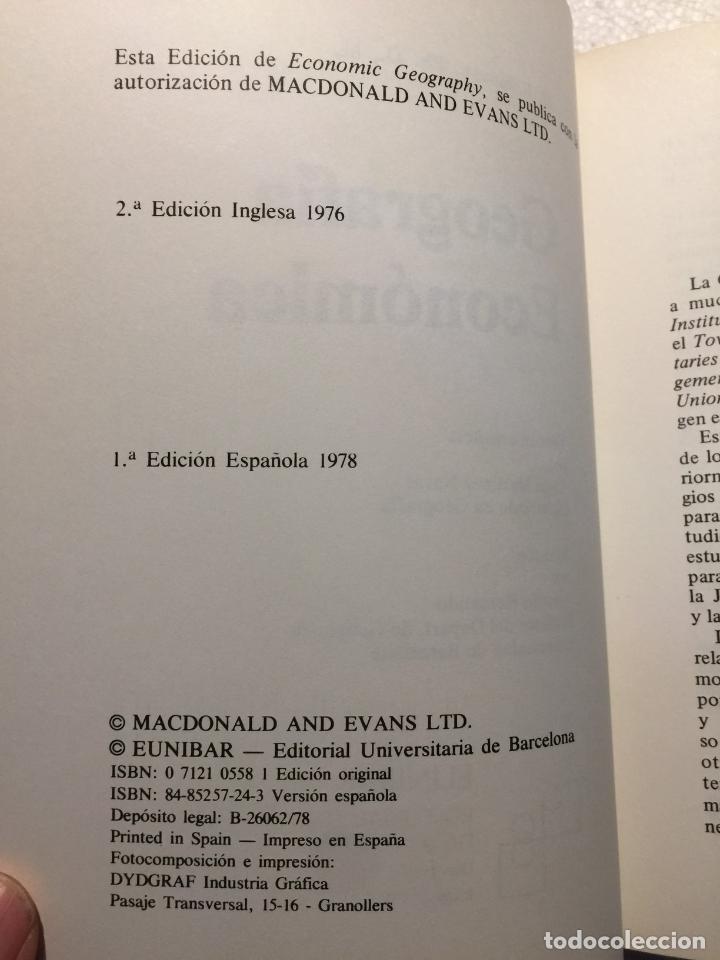 Libros: Geograf&iacute;a econ&oacute;mica - H. Robinson - Foto 2
