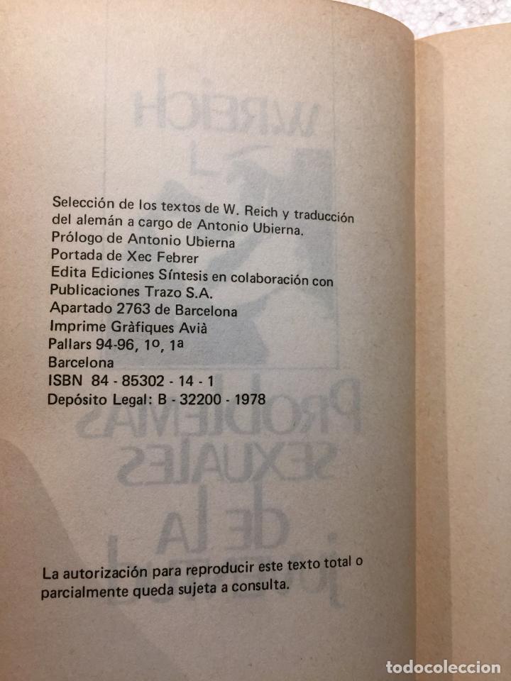 Libros: Problemas sexuales de la juventud - W. Reich - Foto 2