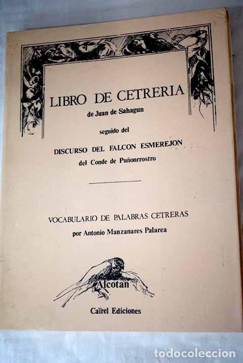 Libros: Libro de cetrer&iacute;a.- Sahag&uacute;n, Juan de - Foto 1