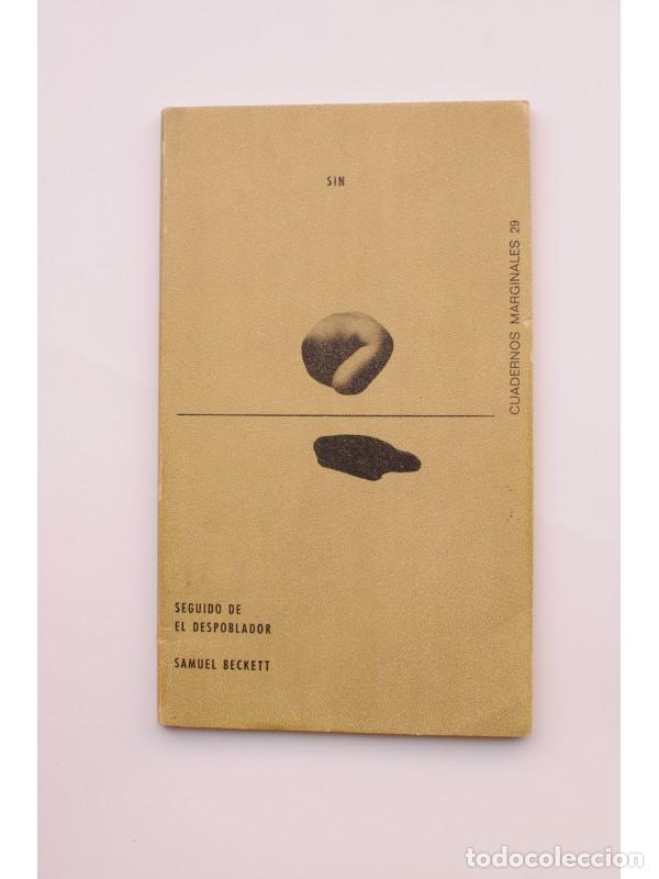 Libros: Sin, seguido de El despoblador - BECKETT, Samuel - Foto 1