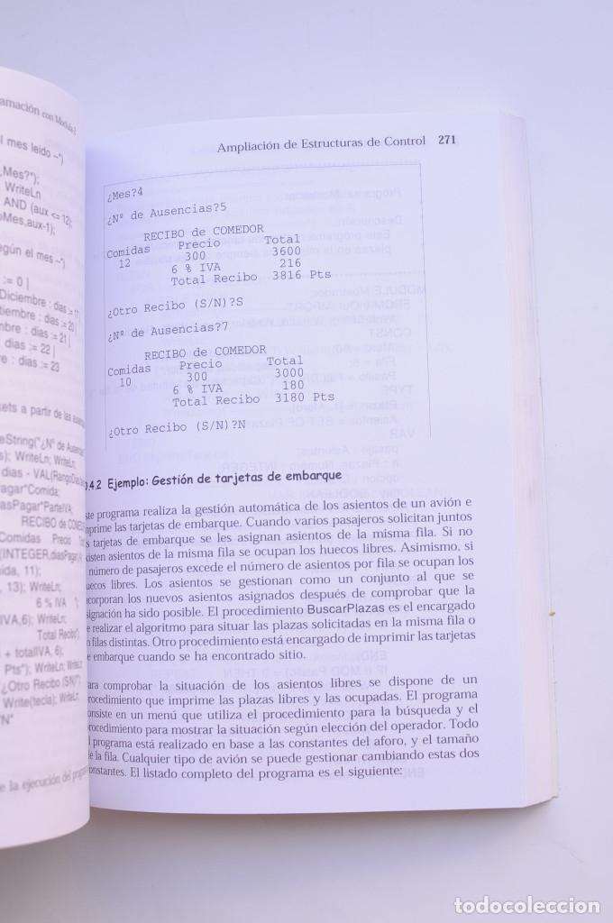 Libros: Fundamentos de programaci&oacute;n. Con Modula-2 - AUTORES VARIOS - Foto 3
