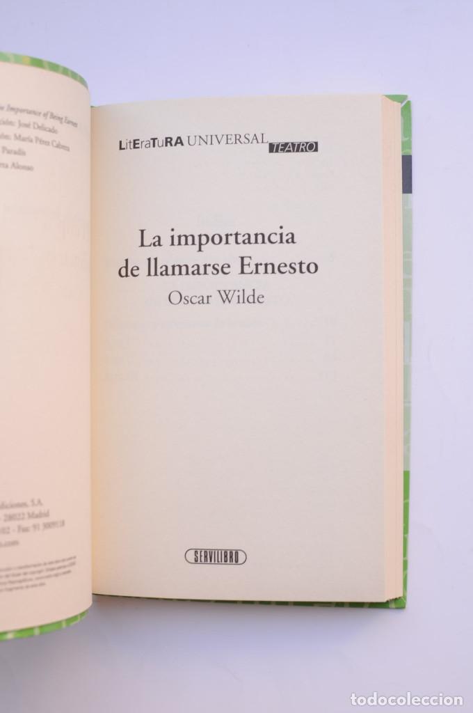 Libros: La importancia de llamarse Ernesto - WILDE, Oscar - Foto 2