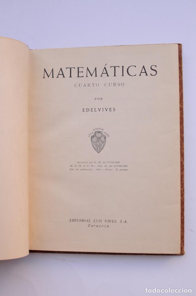 Libros: Matem&aacute;ticas. Cuarto curso - EDELVIVES - Foto 2