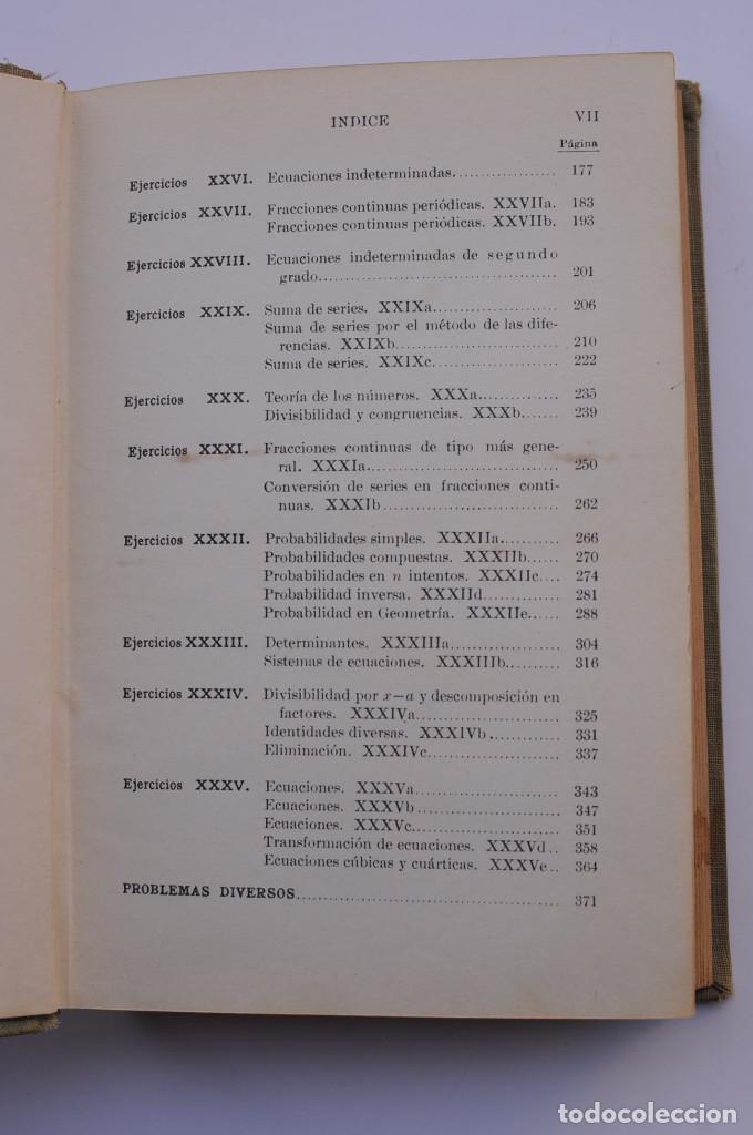 Libros: Ejercicios de &aacute;lgebra superior - HALL, H. S. y KNIGHT, S. R. - Foto 8