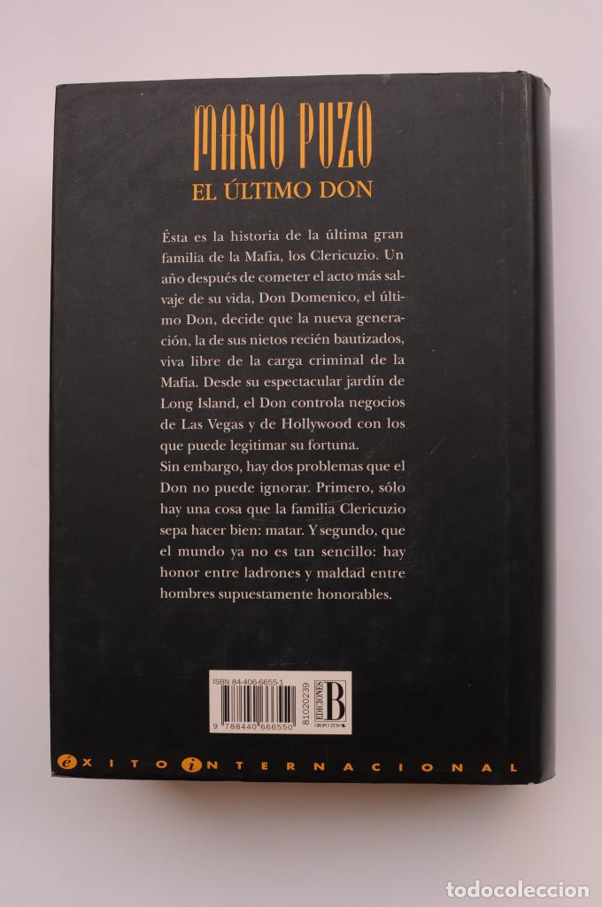 Libros: El &uacute;ltimo Don - PUZO, Mario - Foto 4