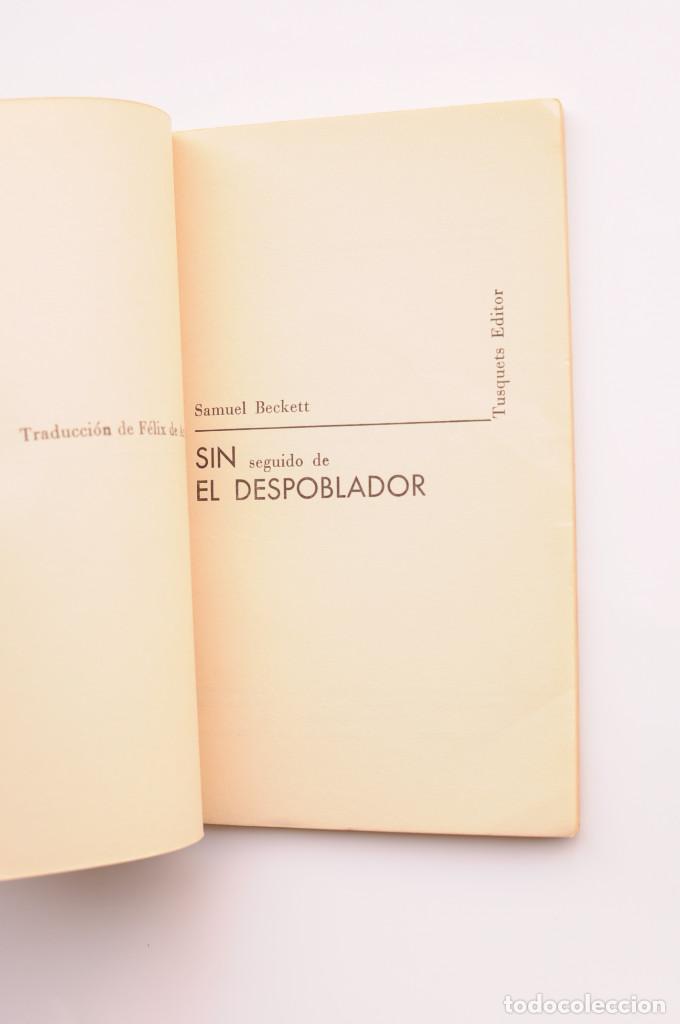 Libros: Sin, seguido de El despoblador - BECKETT, Samuel - Foto 2