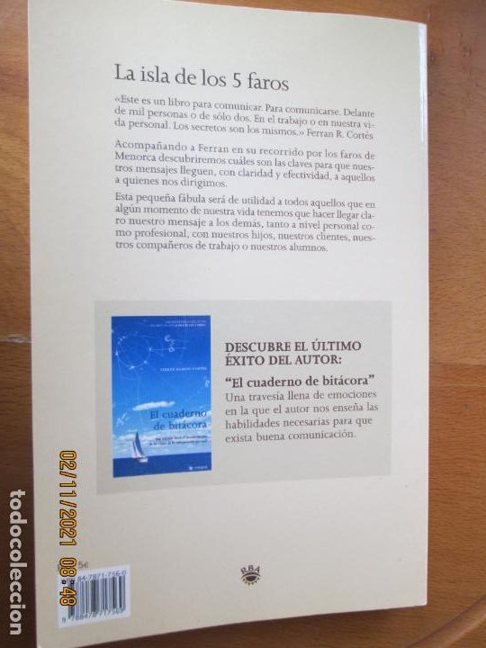 Libros: LA ISLA DE LOS 5 FAROS - FERRAN RAMON-CORTES - RBA 2006. - Foto 2