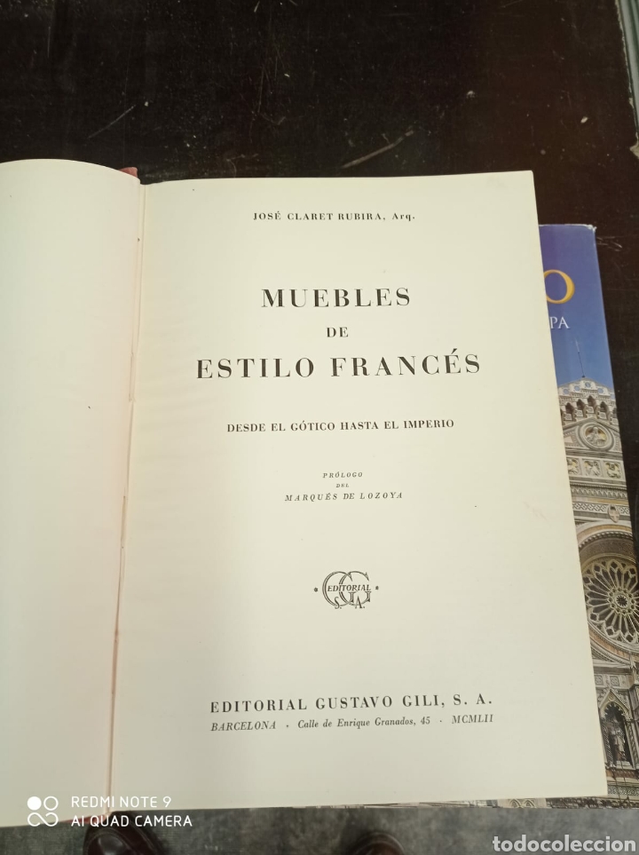 Libros: MUEBLES DE ESTILO FRANC&Eacute;S, DESDE EL G&Oacute;TICO HASTA EL IMPERIO - Foto 2