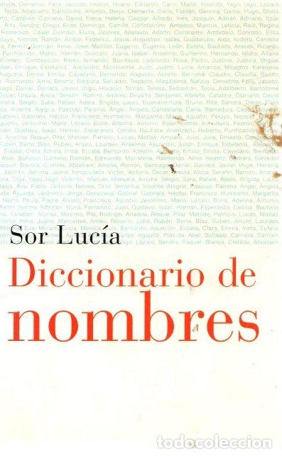 Libros: Diccionario de nombres - Sor Luc&iacute;a - Foto 1