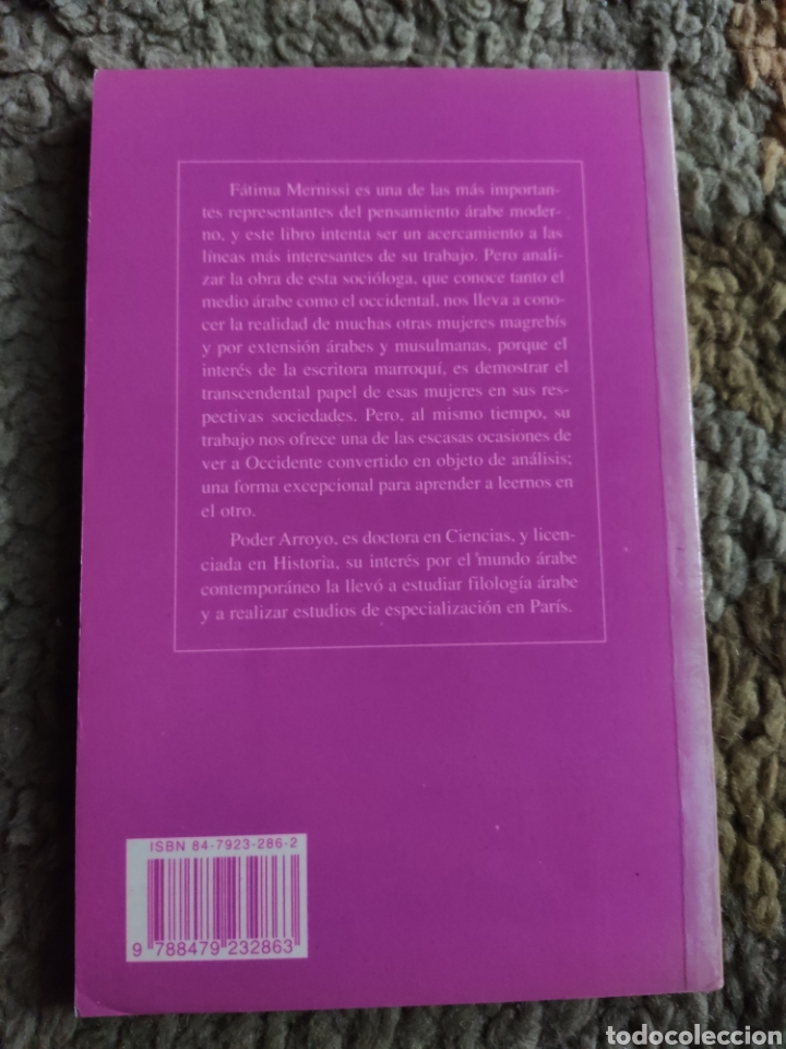 Libros: F&aacute;tima Mernissi. Poder Arroyo Medina. Biblioteca Mujeres - Foto 2