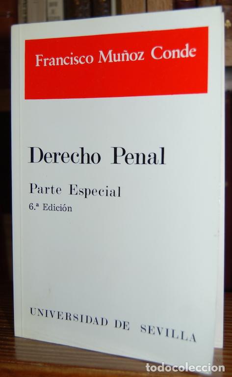 Libros: DERECHO PENAL. Parte especial - MU&Ntilde;OZ CONDE, Francisco - Foto 1