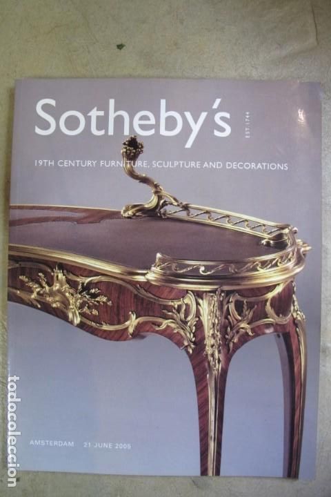 B&uuml;cher: SOTHEBY'S 19TH CENTURY FURNITURE, SCULTURE AND DECORATIONS. JUNE 2005