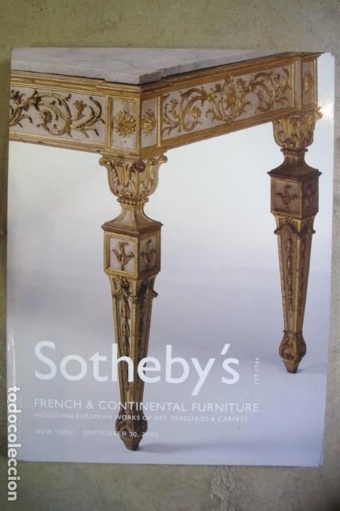 Libri di seconda mano: SOTHEBY'S FRENCH & CONTINENTAL FURNITURE, INCLUDING EUROPEAN WORKS ART TAPESTRIES CARPETS 2005 NY