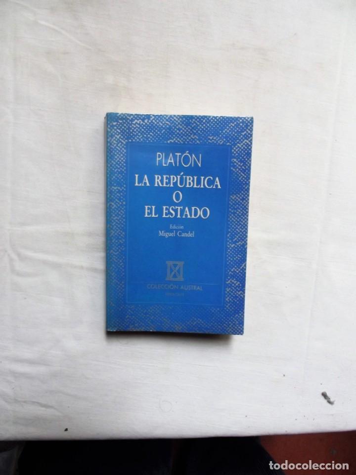Libros: LA REPUBLICA O EL ESTADO DE PLATON AUSTRAL - Foto 1
