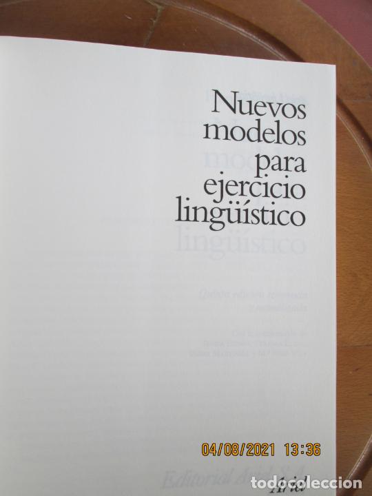 Libros: NUEVOS MODELOS PARA EJERCICIO LING&Uuml;&Iacute;STICO - FRANCISCO MARS&Aacute; - ARIEL 1997. - Foto 2