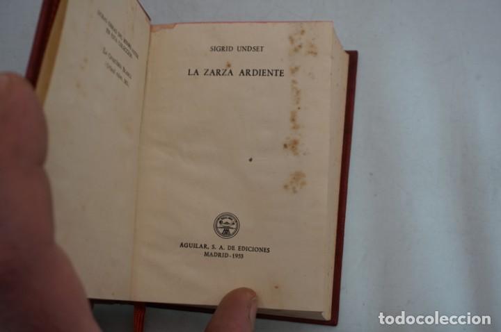 Libros: CRISOL AGUILAR - LA ZARZA ARDIENTE - SIGRID UNDSET - 1953 - Foto 3