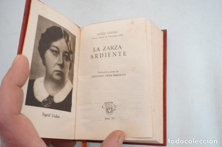 Libros: CRISOL AGUILAR - LA ZARZA ARDIENTE - SIGRID UNDSET - 1953 - Foto 4