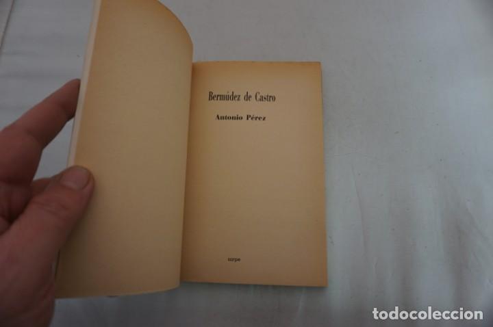 Libros: 9A/ BERMUDEZ DE CASTRO - ANTONIO PEREZ / SARPE - Foto 4
