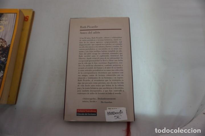 Libros: 15D/ ANTES DEL ADIOS - RUTH PICARDIE / CIRCULO DE LECTORES - Foto 5