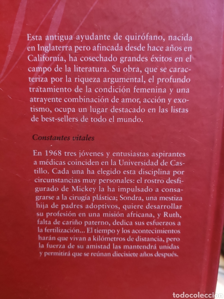 Libros: Constantes Vitales. Barbara Wood - Foto 2