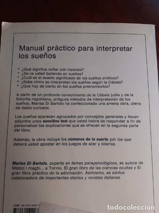 Libros: MANUAL PRACTICO PARA INTERPRETAR LOS SUE&Ntilde;OS - SUE&Ntilde;OS - MARISA DI BARTOLO - Foto 2