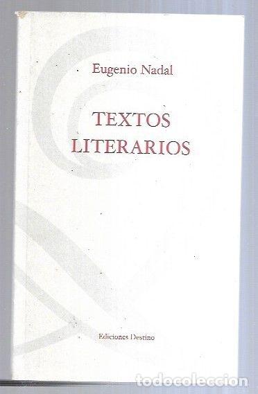 Libros: TEXTOS LITERARIOS - NADAL, EUGENIO - Foto 2