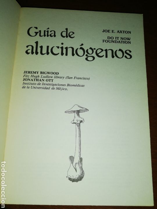 Libros: Gu&iacute;a de alucin&oacute;genos Joe E Axton - Foto 3