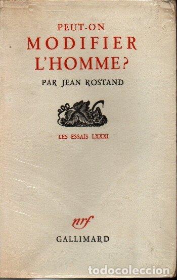 Libros: PEUT-ON MODIFIER LHOMME?. - ROSTAND, Jean. - Foto 1