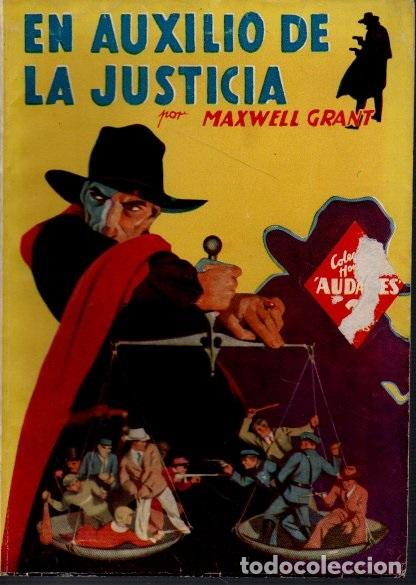 Libros: EN AUXILIO DE LA JUSTICIA. - GRANT, Maxwell. - Foto 1