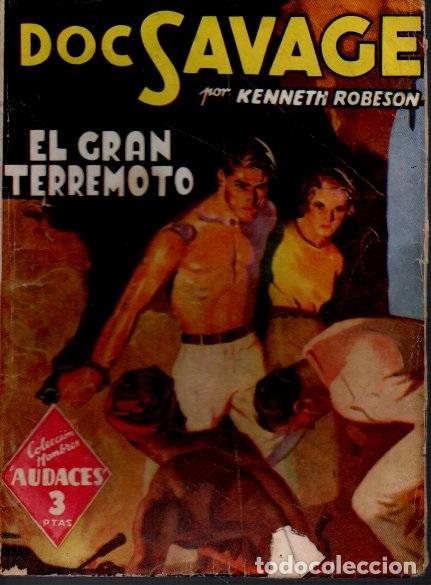 Libros: DOC SAVAGE. EL GRAN TERREMOTO. - ROBESON, Kenneth. - Foto 1