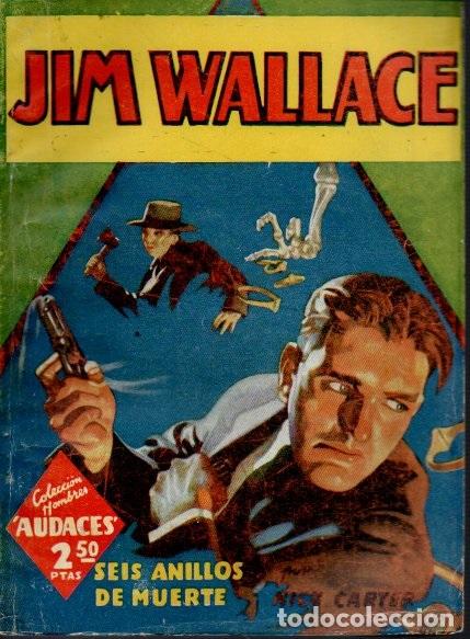 Libros: JIM WALLACE. SEIS ANILLOS DE MUERTE. - CARTER, Nick. - Foto 1