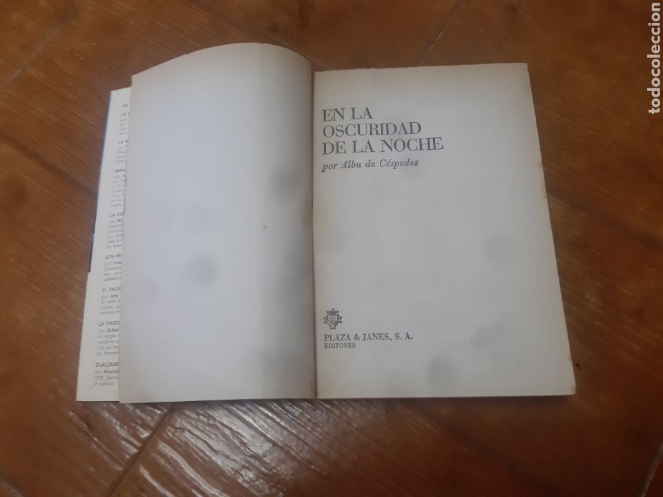 Libros: Libro En la oscuridad de la noche (1&deg; Edici&oacute;n 1.980) - Foto 3