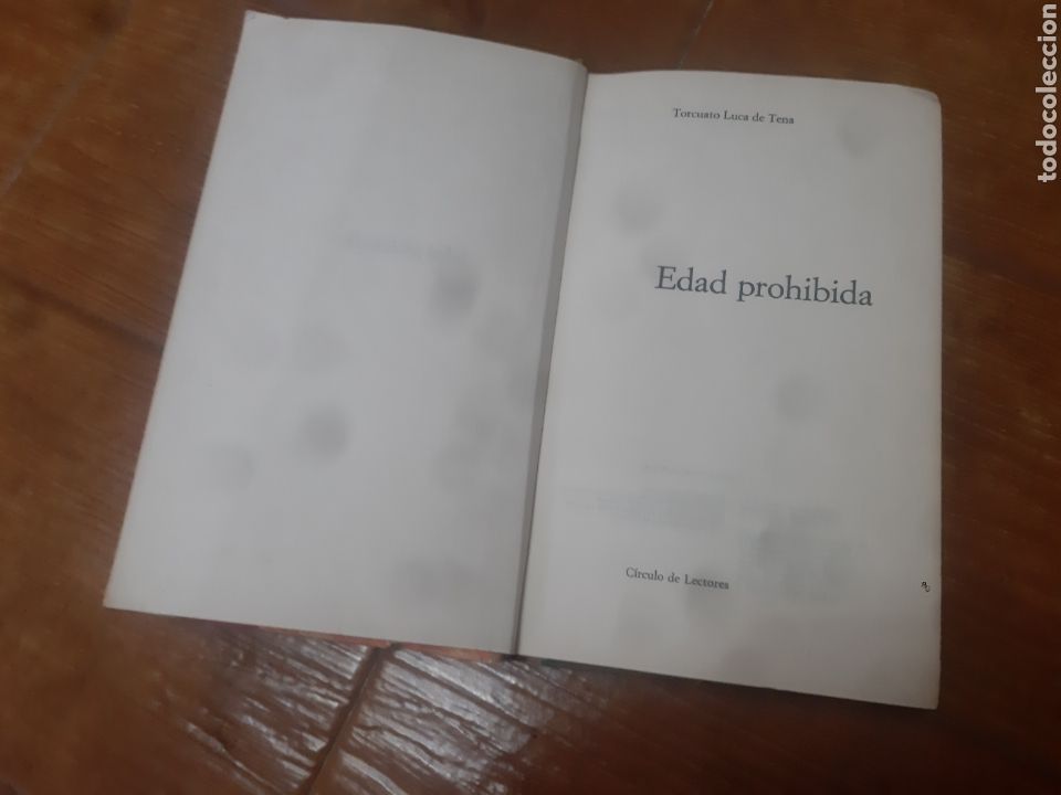 Libros: Libro Edad Prohibida de Torcuato Luca de Tena - Foto 4