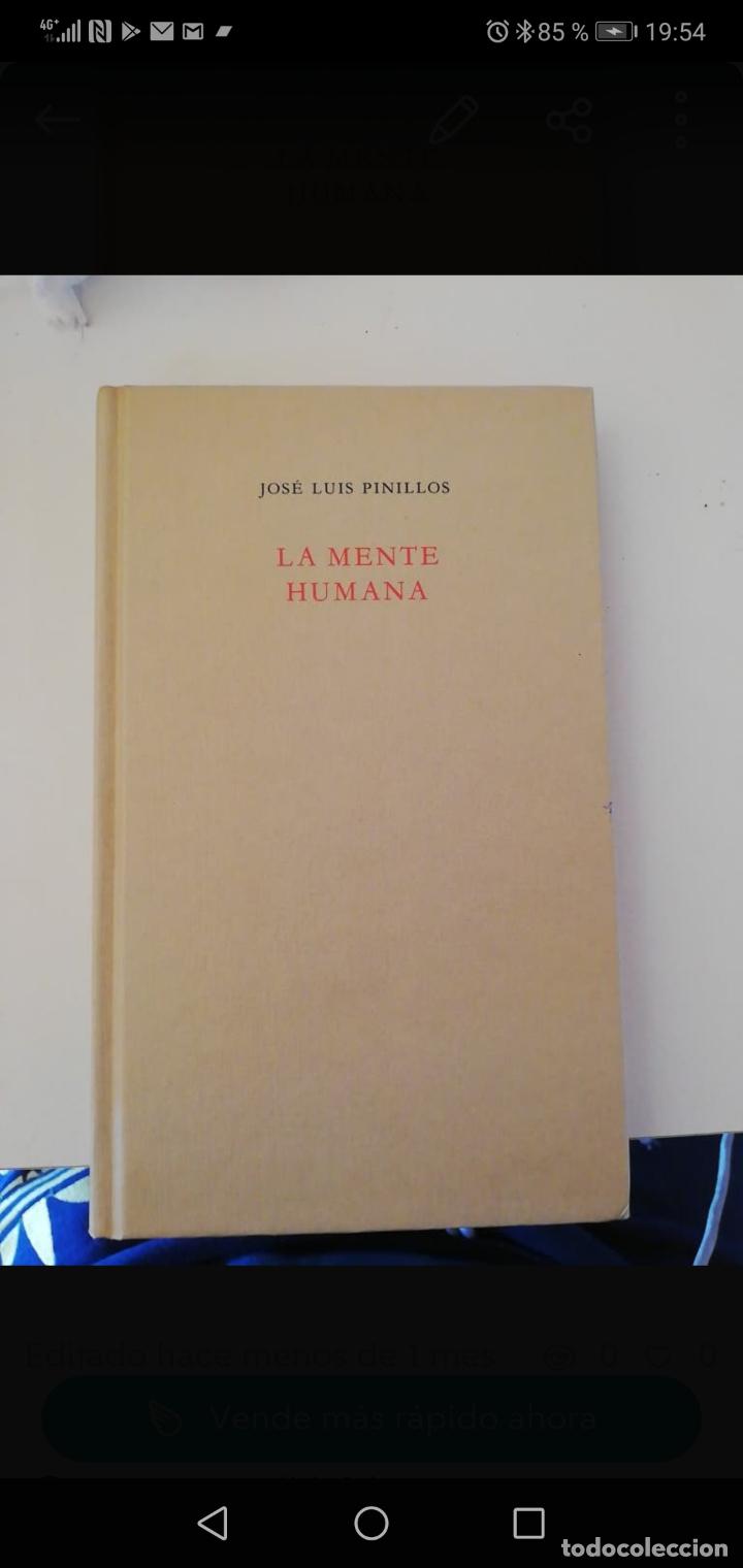 Libros: La mente humana. Jos&eacute; Luis Pinillos - Foto 1