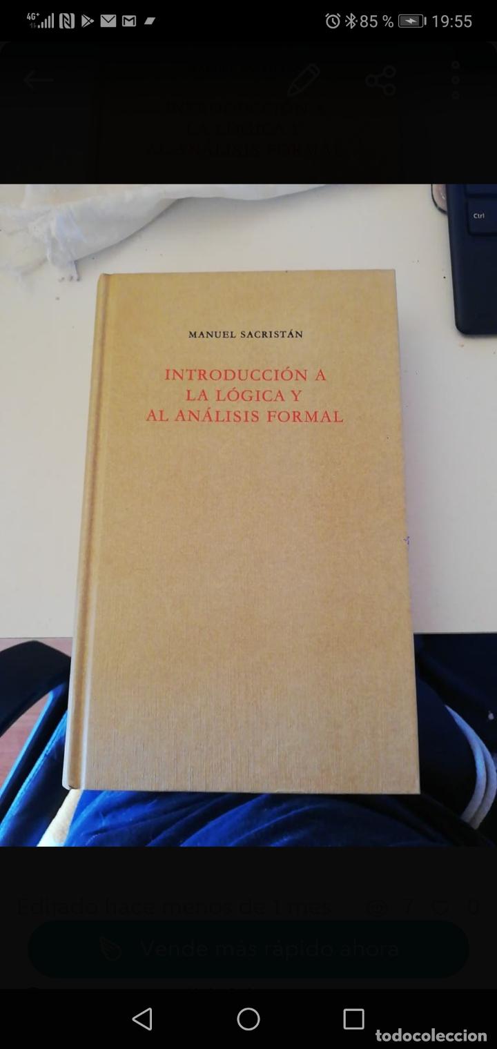 Libros: Introducci&oacute;n a la l&oacute;gica y al an&aacute;lisis formal - Foto 1