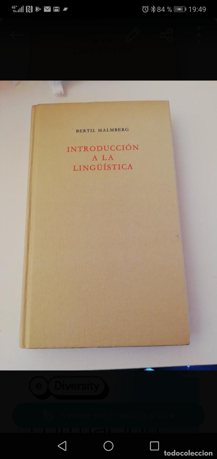 Libros: Introducci&oacute;n a la lingu&iacute;stica. Bertil Malberg. - Foto 1