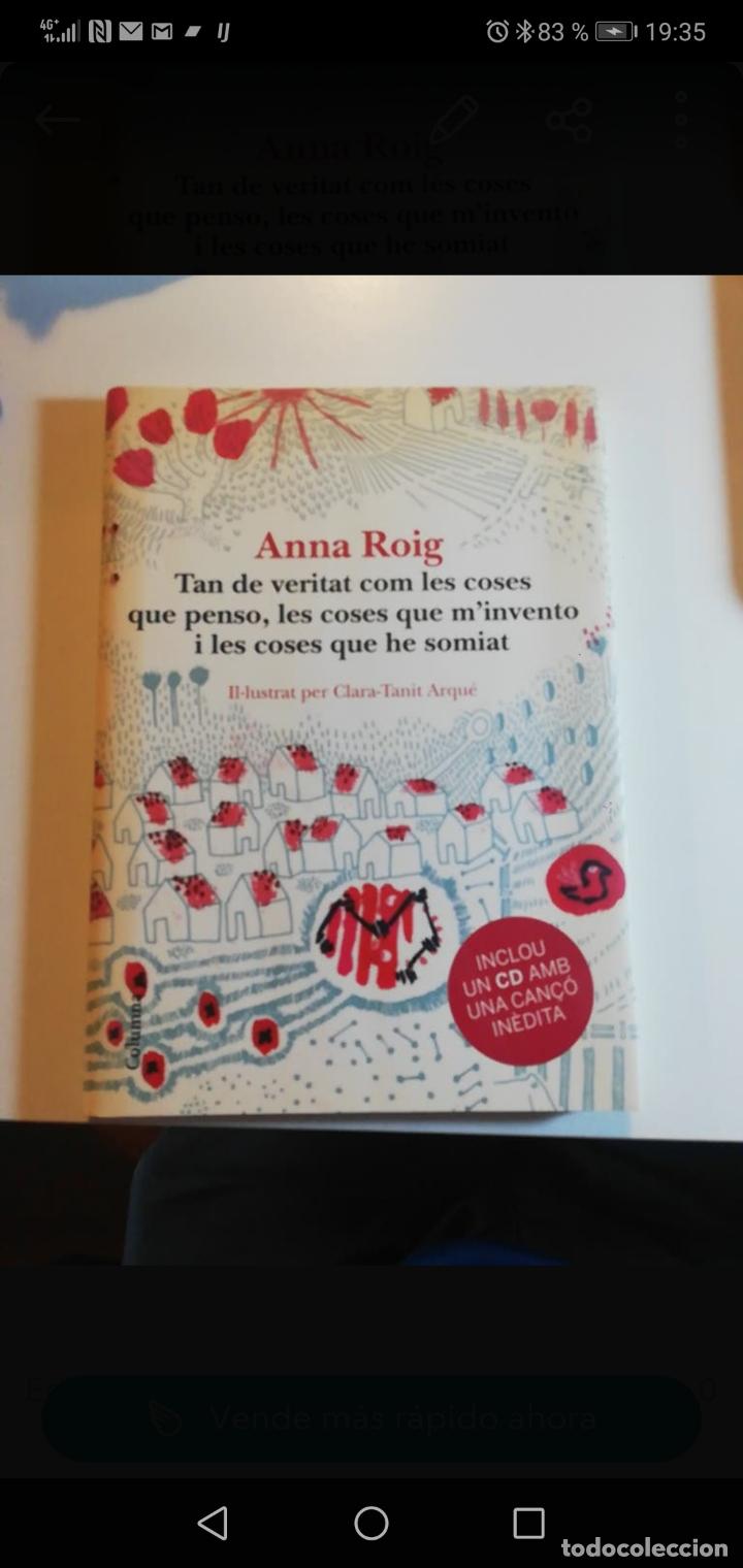 Libros: Tan de veritat com les coses que penso... Anna Roig - Foto 1