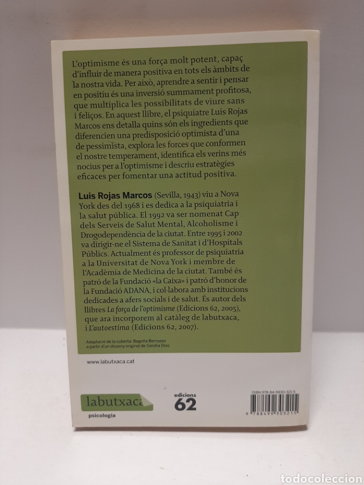 Libros: LB474 Luis Rojas Marcos la for&ccedil;a de loptimisme - Libros SEGUNDAMANO - Foto 2