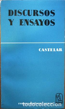 Libros: Discursos y Ensayos - CASTELAR - Foto 2