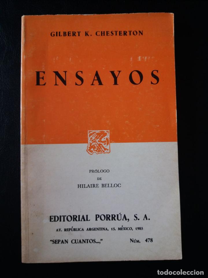 Libros: Ensyos. - CHESTERTON, Gilbert K.: - Foto 1