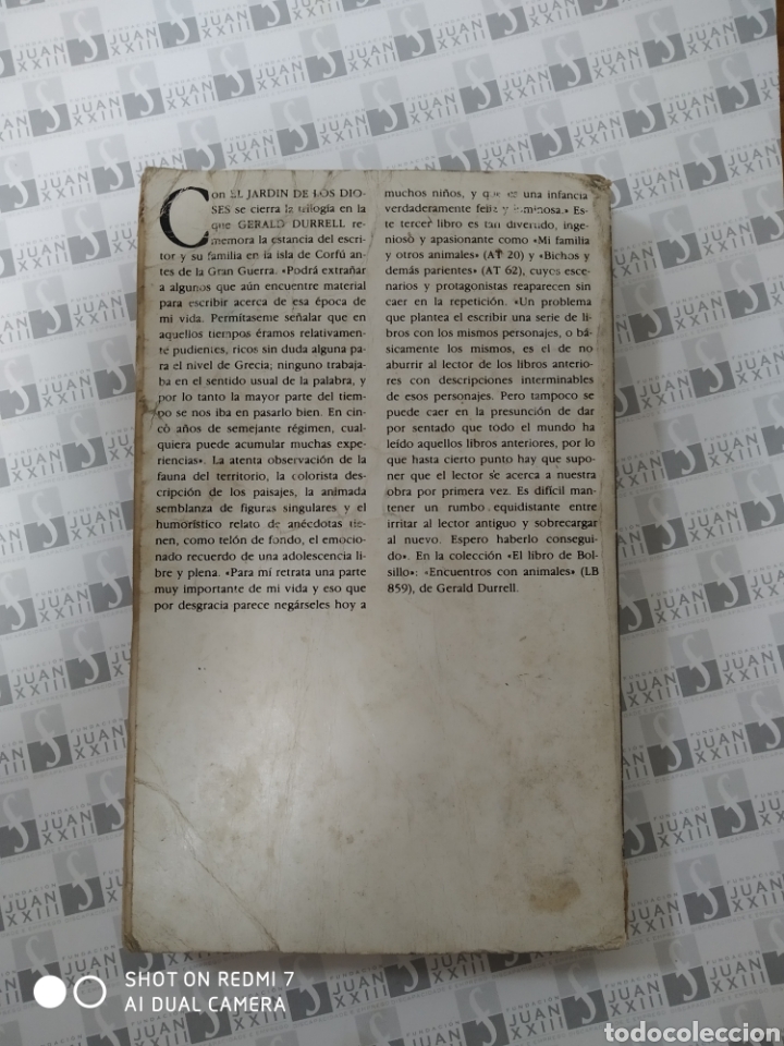 Libros: El jard&iacute;n de los dioses. - Foto 2