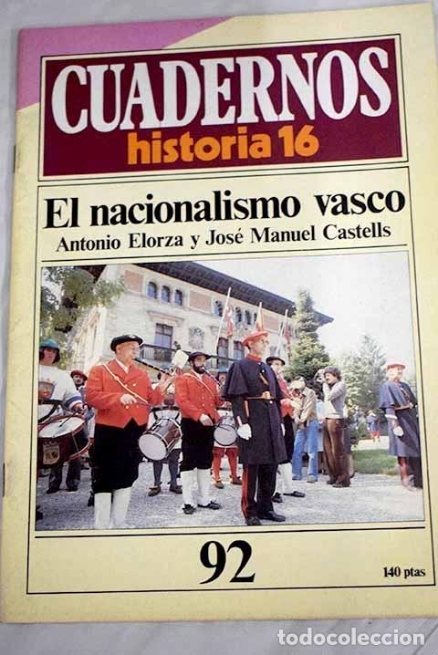 Libros: El nacionalismo vasco.- Elorza, Antonio - Foto 1