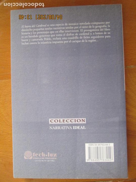 Libros: EL BURRO DEL CARDENAL - EDUARDO CASTRO - EDICIONES DAURO 2002. - Foto 3